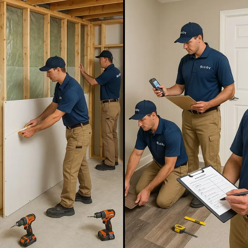 Repairs and Reconstruction process in Okemah, OK